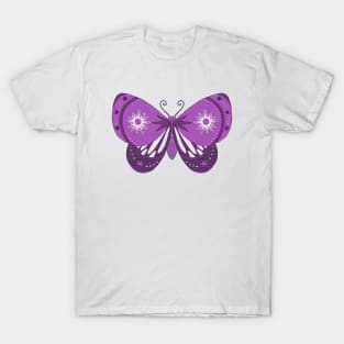 Purple Moth with Stars T-Shirt